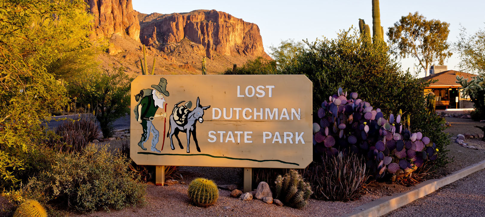 Lost Dutchman State Park Sign
